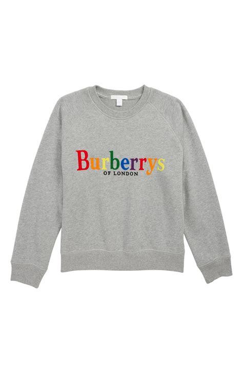 burberry rainbow sweatshirt black.